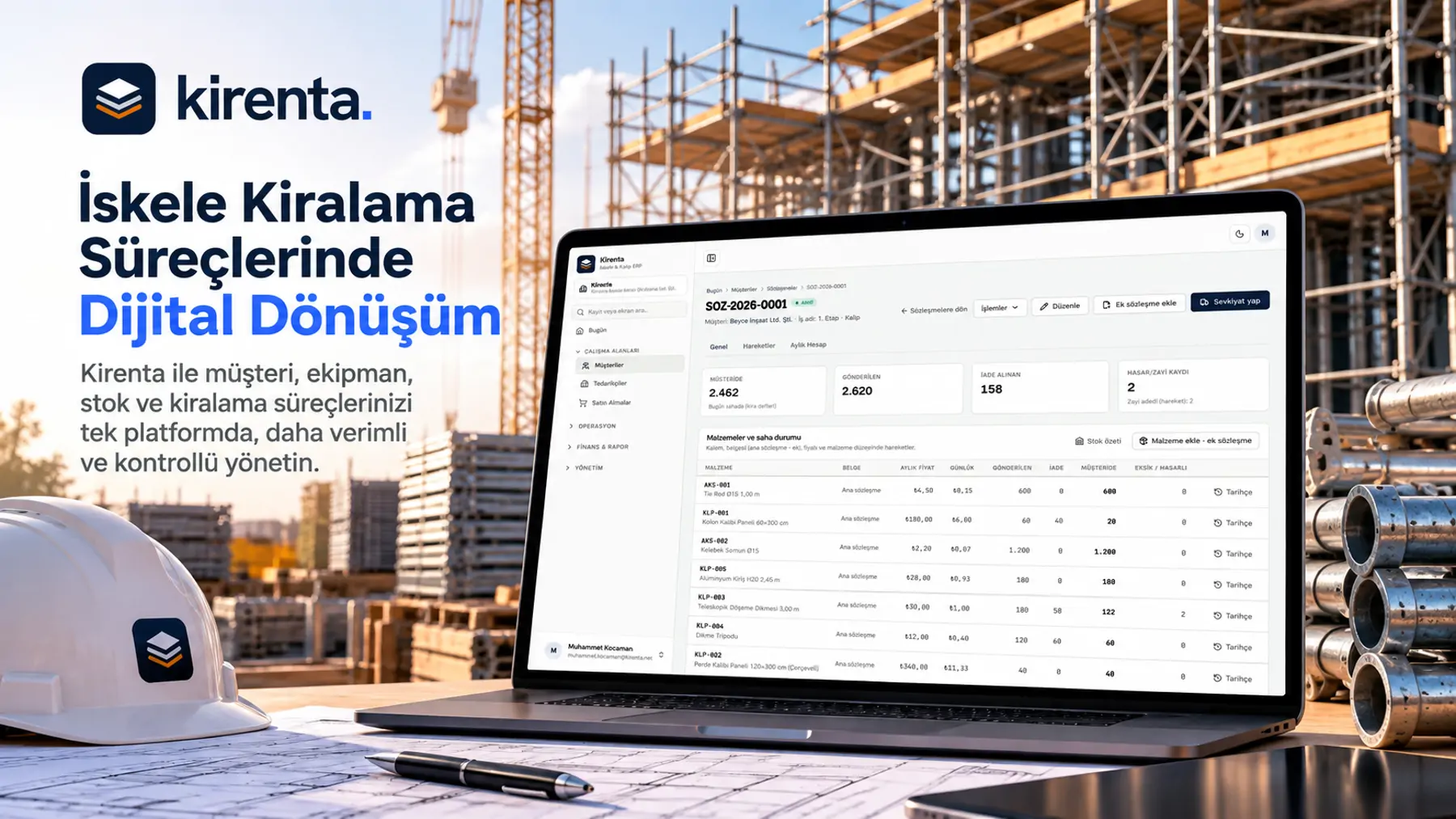 İskele Kiralama Sektöründe Dijital Dönüşüm: Kirenta ile Kiralama Süreçlerini Kolaylaştırın