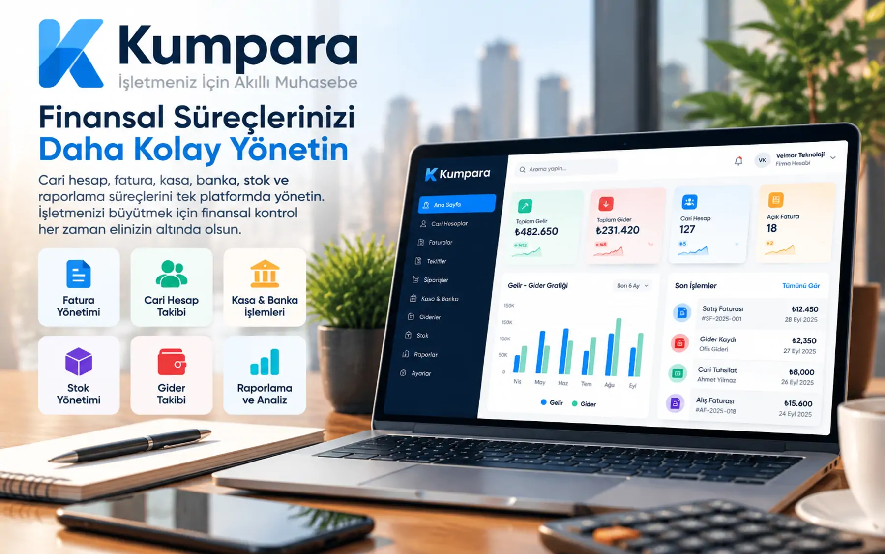 Kumpara ile Ön Muhasebede Yeni Dönem: İşletme Yönetimine Farklı Bir Bakış
